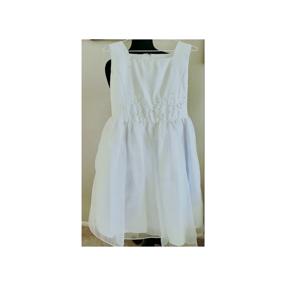 Sweet Pea & Lilli White First Communion  Dress10